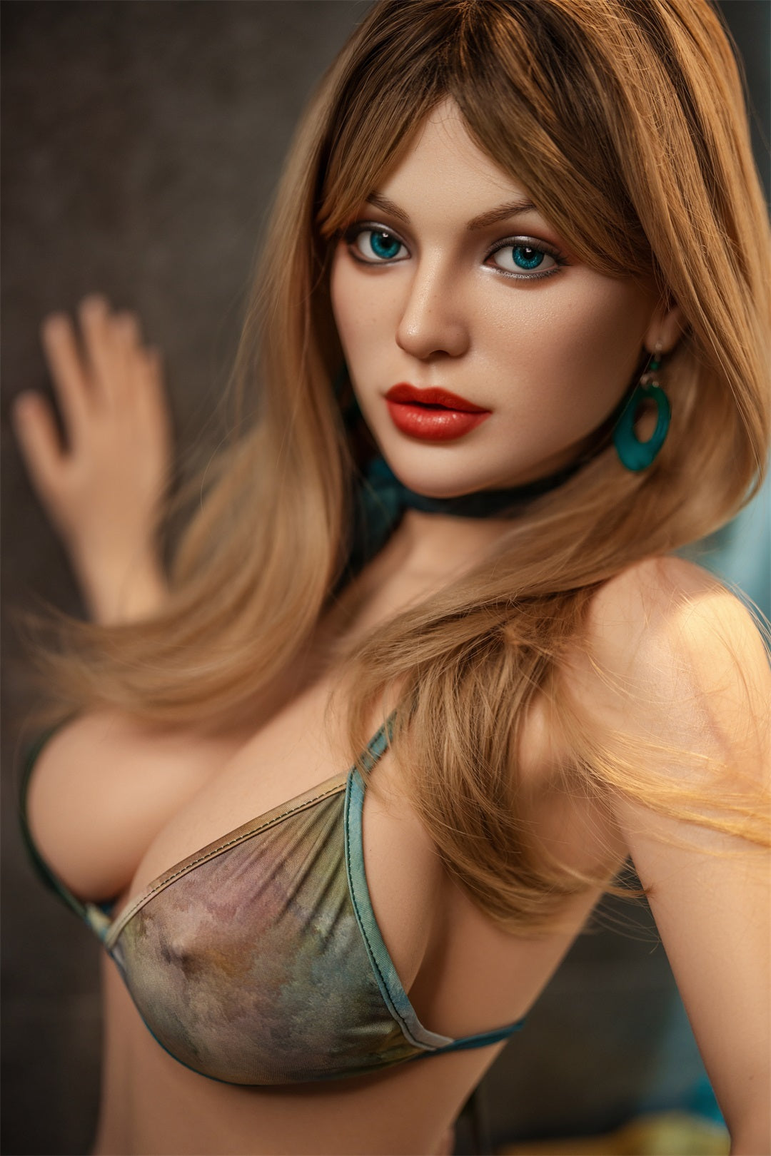 5ft6 / 168cm Movable Jaw Ultra Realistic Silicone Sex Doll - Orange In丨Tina