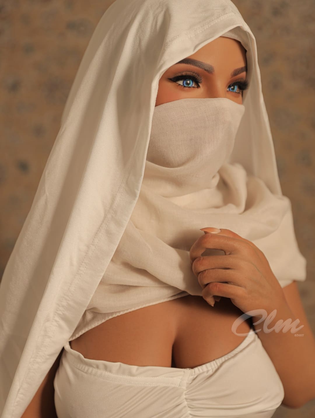 Climax Doll丨159cm (5ft3″) Middle Eastern Woman Full Silicone Love Doll-Mouna