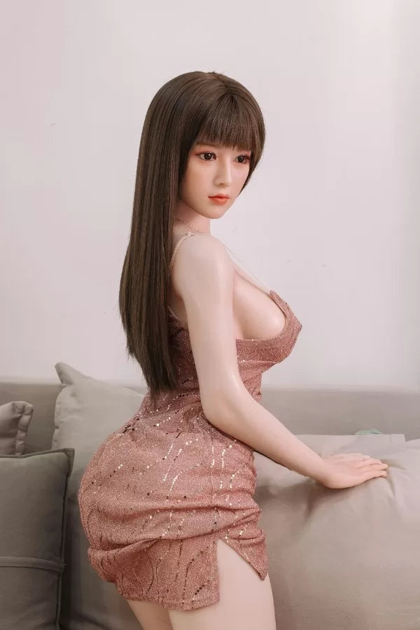 150cm / 4ft11 Big Boobs Fair Skin Silicone Asian Sex Doll - Dime Doll: Lilian