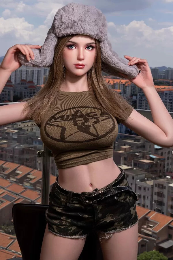 168cm / 5ft6 Big Breast Sweet Best Silicone Sex Doll - Dime Doll: Kara