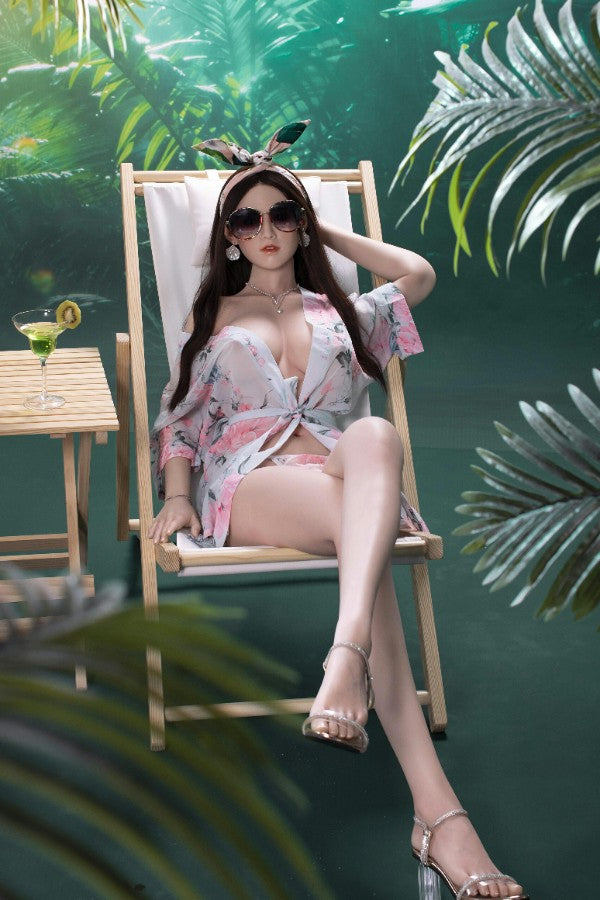 160cm / 5ft3 Life Size Asian Adult Silicone Sex Doll - Dime Doll: Cristal