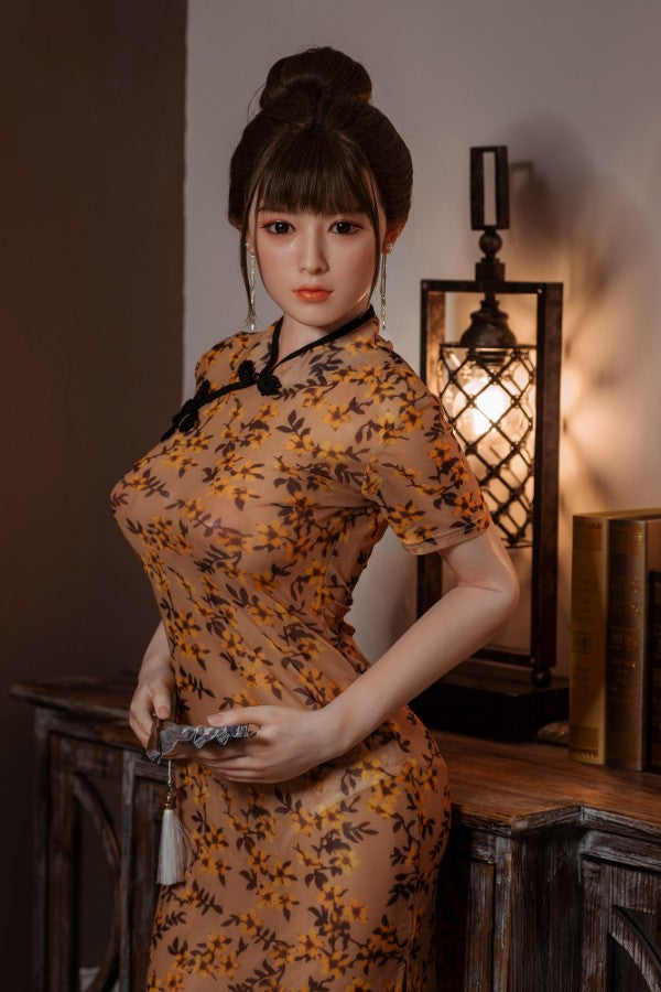 160cm / 5ft3 Life Size Chinese Elegant Silicone Sex Doll - Dime Doll: Lia