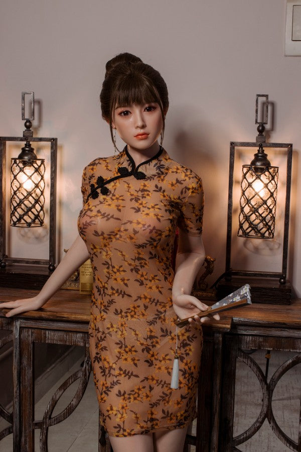 160cm / 5ft3 Life Size Chinese Elegant Silicone Sex Doll - Dime Doll: Lia