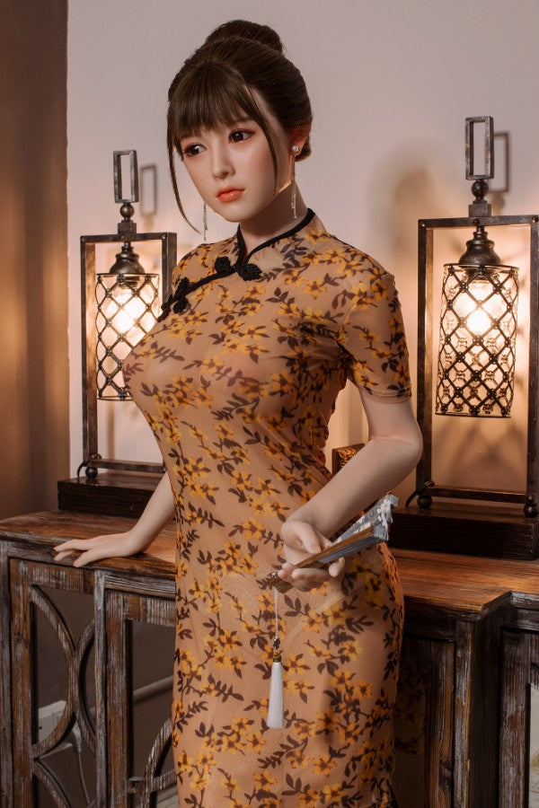 160cm / 5ft3 Life Size Chinese Elegant Silicone Sex Doll - Dime Doll: Lia