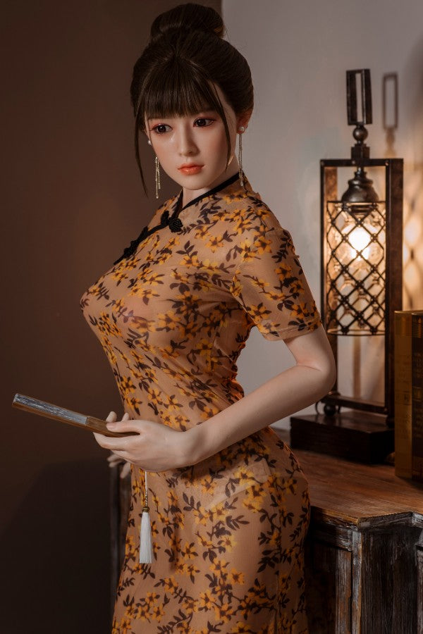 160cm / 5ft3 Life Size Chinese Elegant Silicone Sex Doll - Dime Doll: Lia