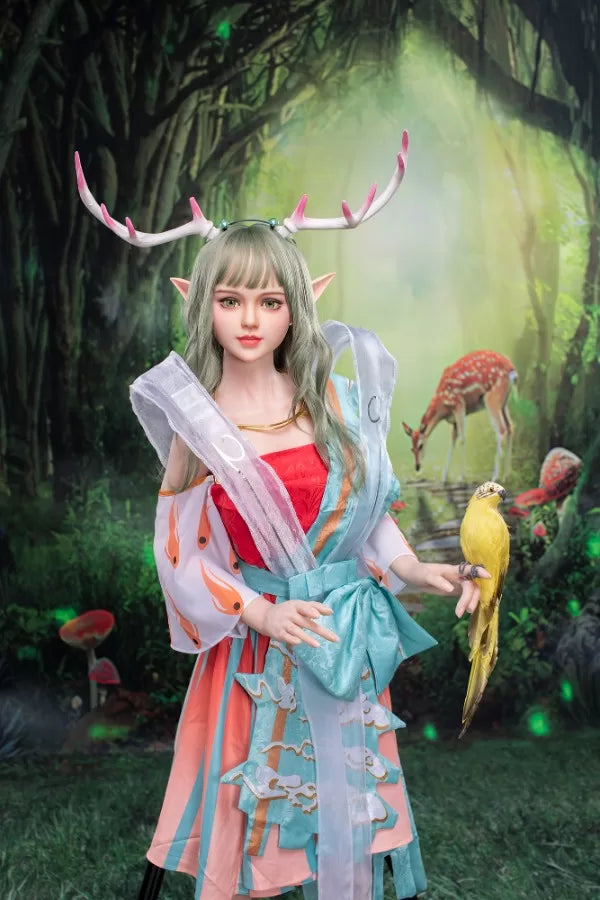 150cm / 4ft11 Natural Skin Anime Elf Sex Doll - Dime Doll: Addilyn