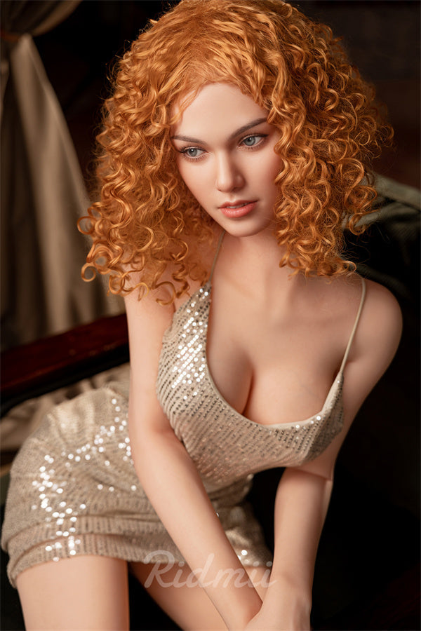 In Stock 5ft3 / 161cm Wavy Blonde Hair Latina Sex Doll With Silicone Head - Jordi