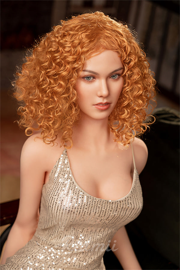 In Stock 5ft3 / 161cm Wavy Blonde Hair Latina Sex Doll With Silicone Head - Jordi