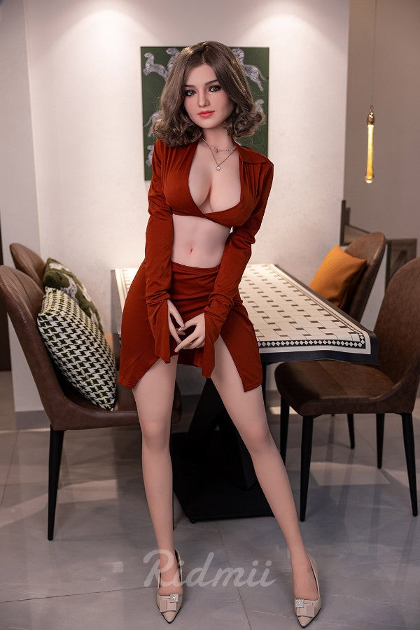 In Stock 5ft3/163cm Big Boobs Sexy Mature Sex Doll Short Hair - Krista