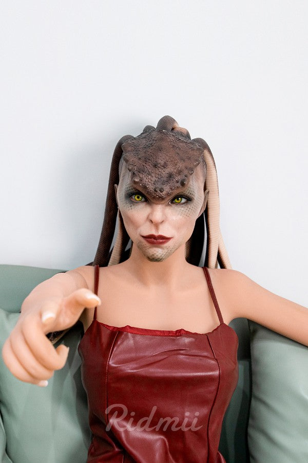 5ft4 / 166cm Alien Monster Silicone Head TPE Body Sex Doll - RIDMII Doll: Vika