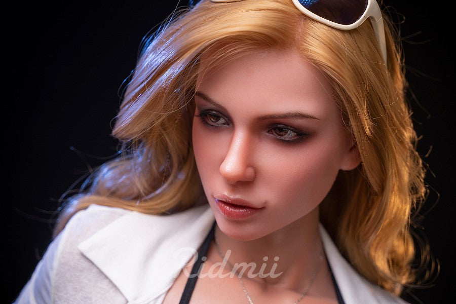 5ft4 / 166cm Realistic American Blonde Sex Doll With Blonde Hair (ORS) - Liza