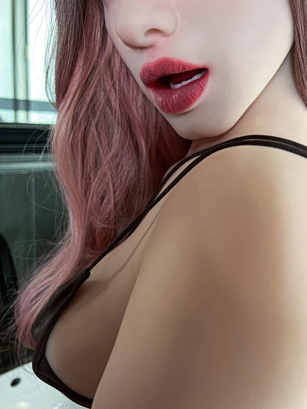 (In Stock US) Climax Doll丨157cm (5ft2″) Movable Jaw Silicone Head + TPE Body Sex Doll -Sola v2