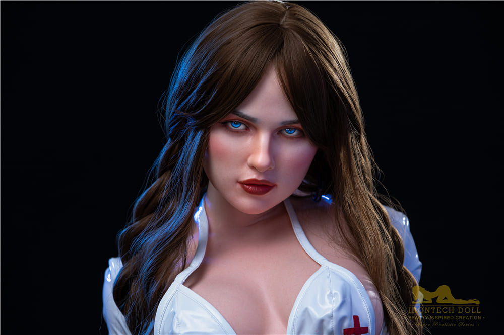 4ft12 / 152cm Long Brown Hair Silicone Best Sex Doll Doctor - Irontech Doll Hazel