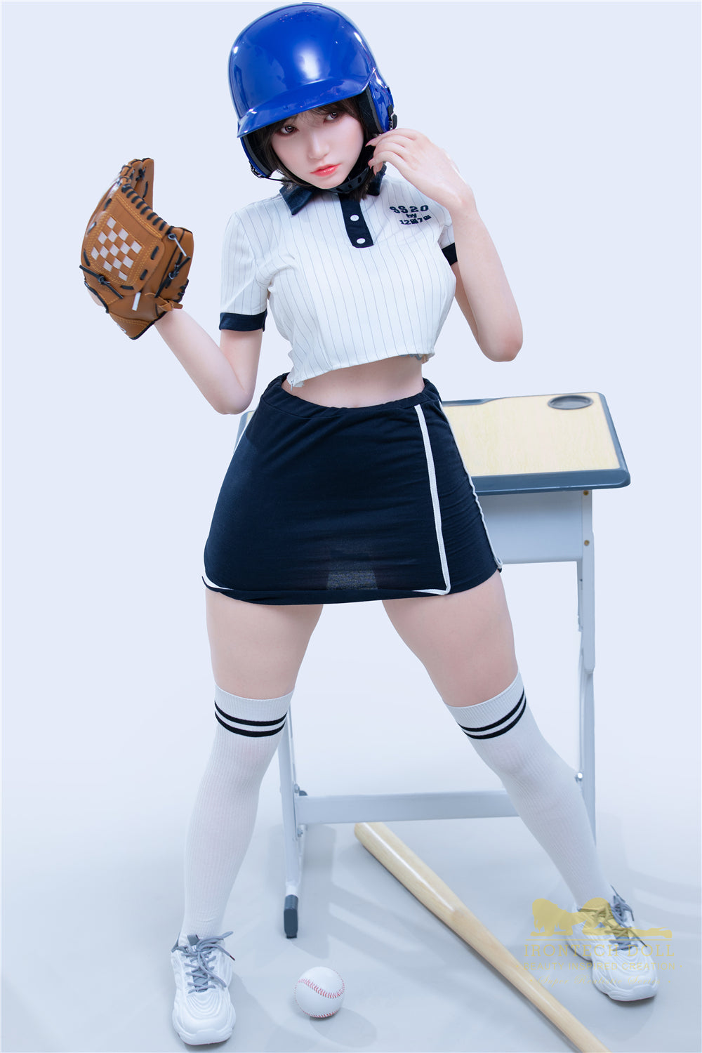 5ft / 153cm C-Cup Japanese Silicone Realistic Sex Doll Baseball Set - Irontech Doll Suki