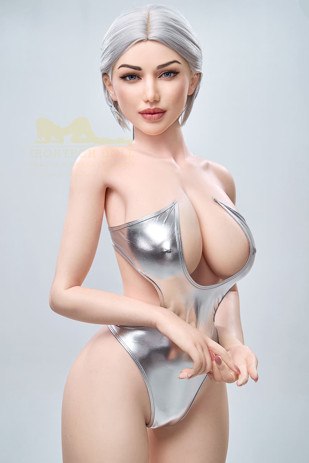 5ft2 / 159cm Future Teck Silicone Big Breast Sex Doll - Irontech Doll: Celine