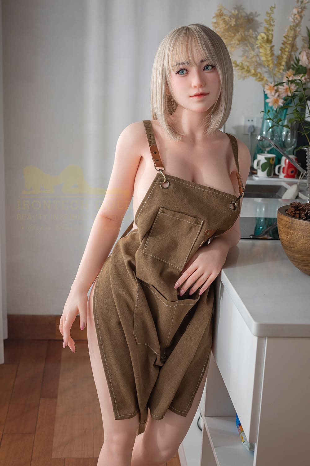 5ft3 / 159cm G-Cup Smiling Silicone Asian Sex Doll - Irontech Doll Laura