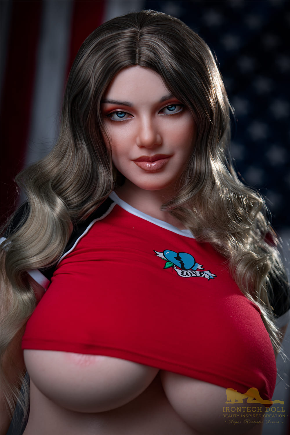 5ft3 / 160cm Large Breasted Cheerleader Full Silicone Ultra Realistic Sex Doll - Irontech Doll Ivy