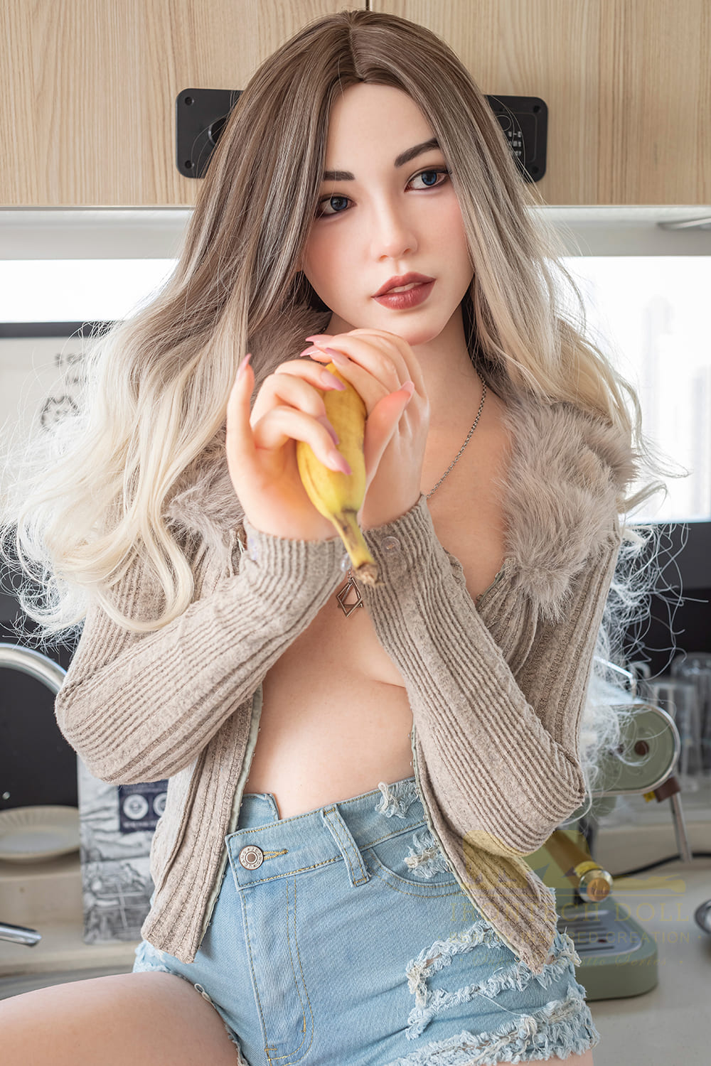 5ft4 / 162cm Small Boobs Silicone Asian Sex Doll - Irontech Doll: Lexi