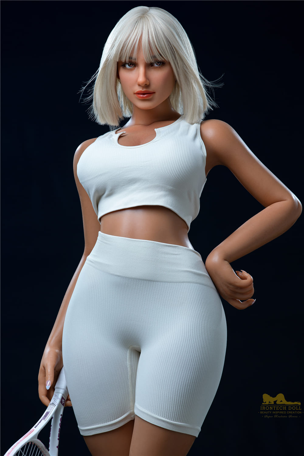 5ft4 / 164cm BBW Silicone Sex Doll Tennis Champion - Irontech Doll Luna