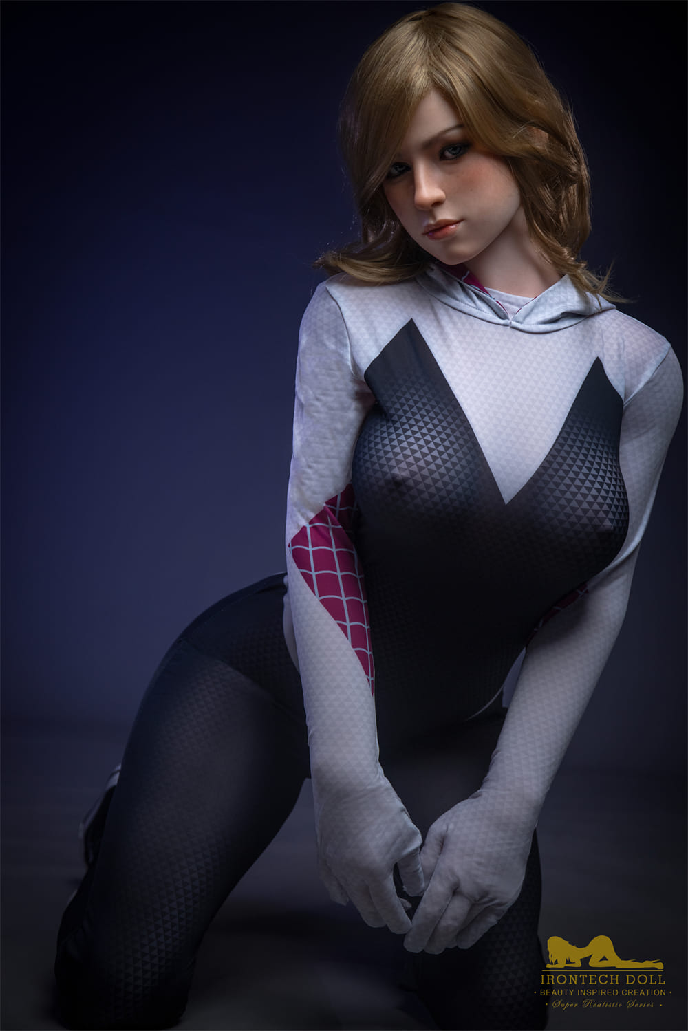 5ft6 / 167cm Spider Woman Silicone Blonde Sex Doll - Irontech Doll Elise