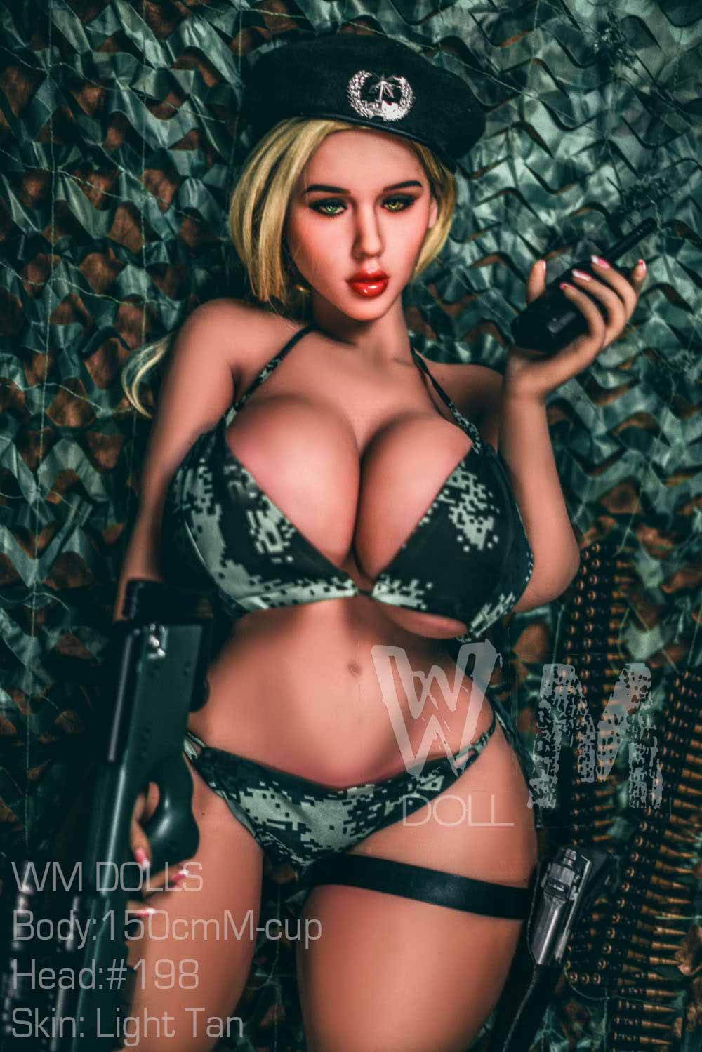 In Stock 4ft11/150cm M Cup Huge Boobs Sex Doll  – WM Doll Sierry