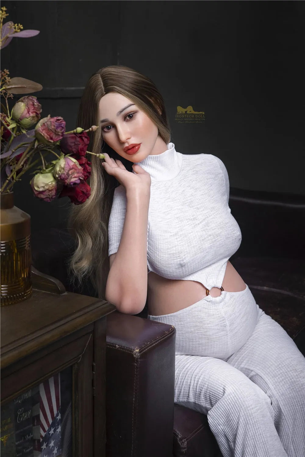 5ft2/158cm Pregnant Silicone Sex Doll - Irontech Doll Pearl