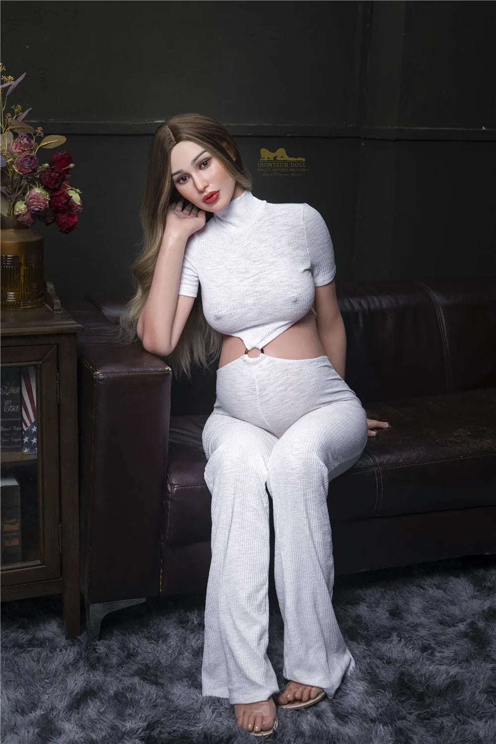 5ft2/158cm Pregnant Silicone Sex Doll - Irontech Doll Pearl